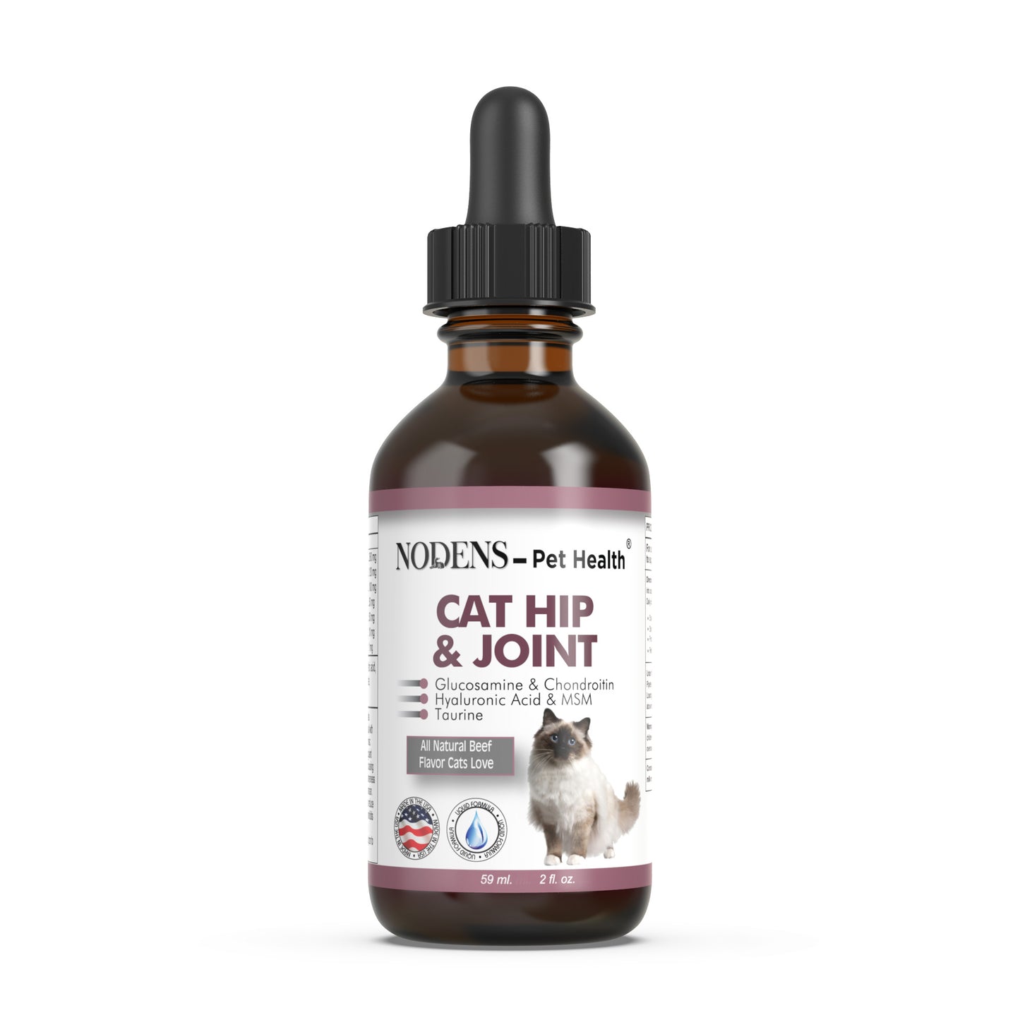nodens-glucosamine-for-cats-liquid-hip-and-joint-supplement-100 % natural