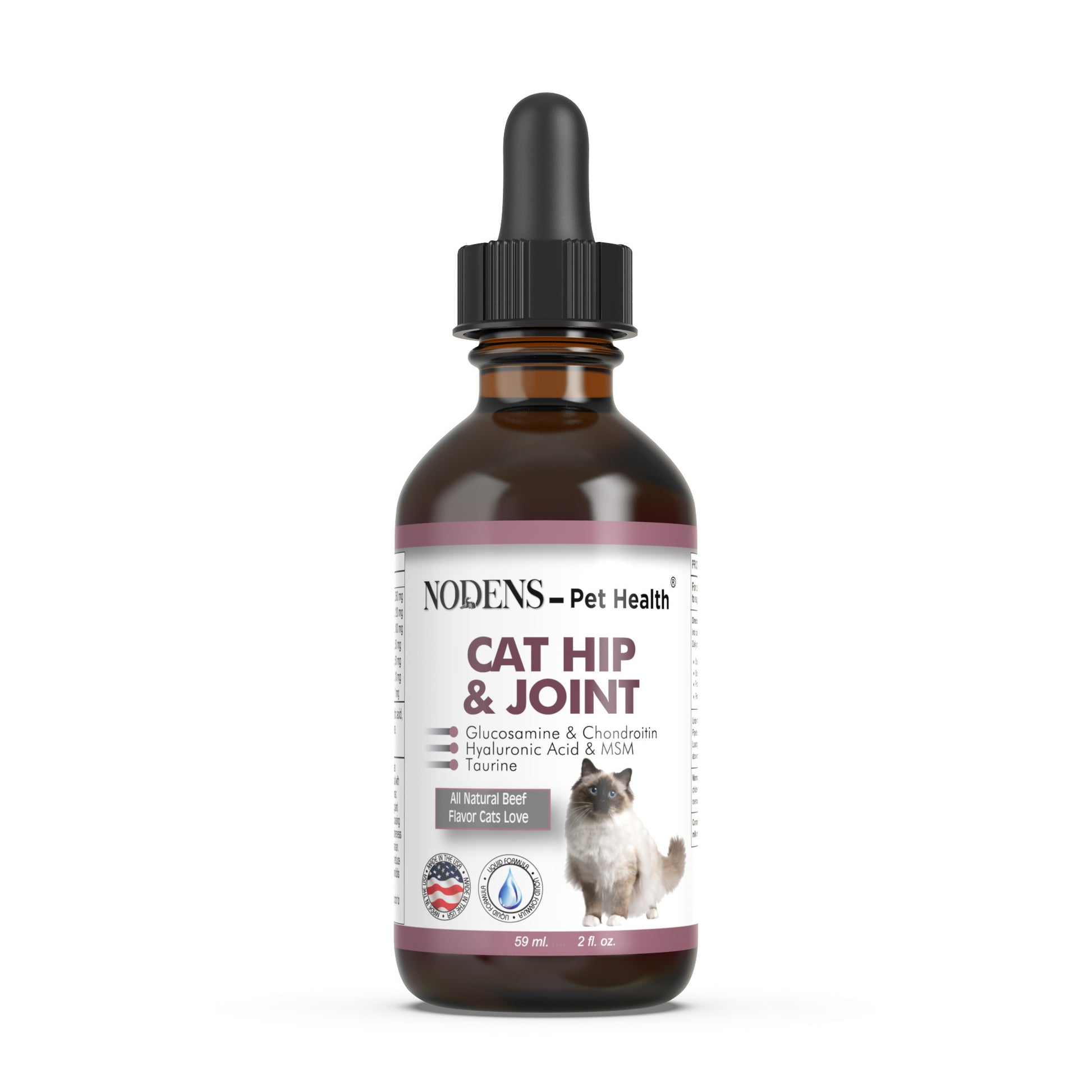 nodens-glucosamine-for-cats-liquid-hip-and-joint-supplement-100 % natural